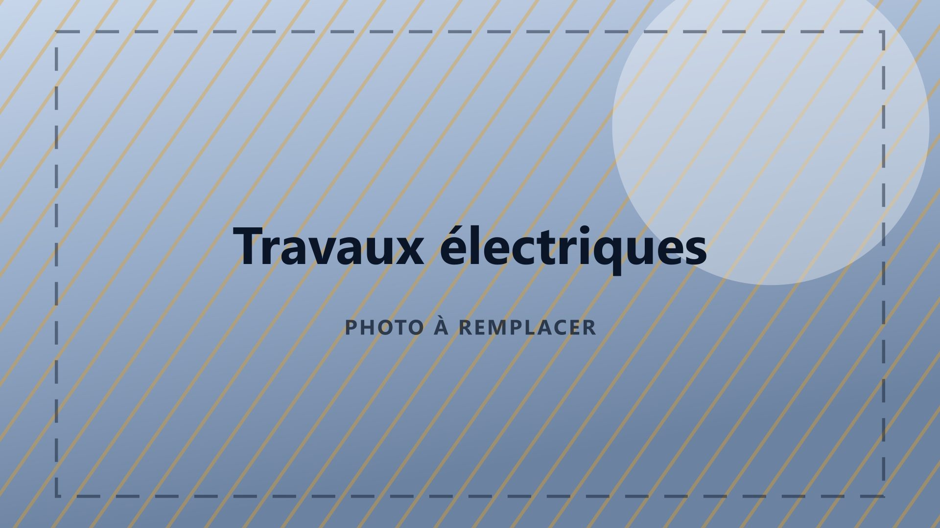 Travaux électriques toutes prestations
